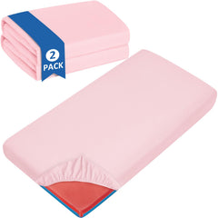 Coldwind nap mat sheet pink folds, soft and breathable for preschool rest.
