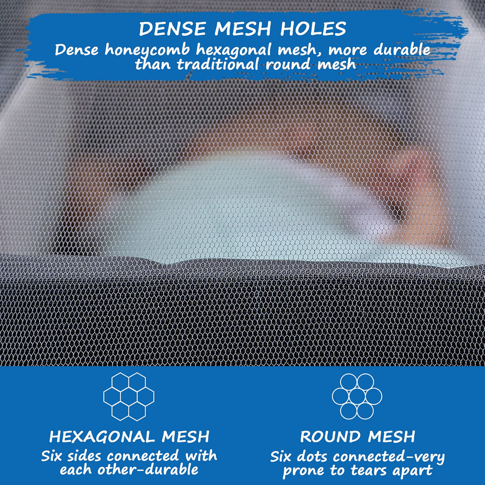 Coldwind stroller-net-elastic-fit snugly fits around a stroller.
