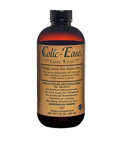 Colic-Ease bottle with Made in USA label signaling trusted quality for the family