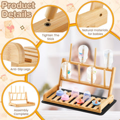 Colingmill baby bottle holder helps tidy accessories for quick access.