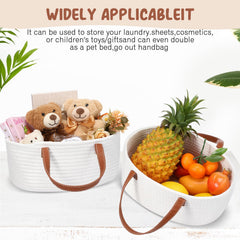 Colingmill basket placed on a shelf showing compact storage.