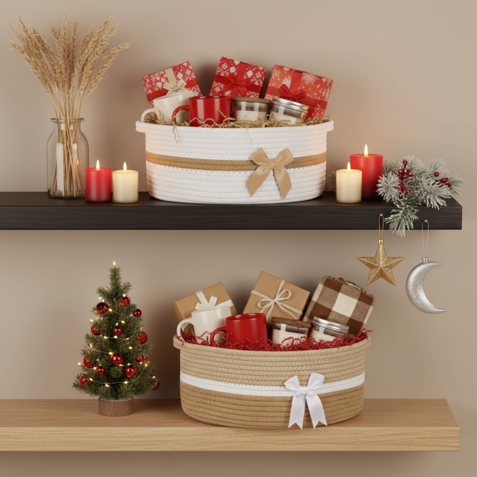 Colingmill storage-ready basket used as chic home organization