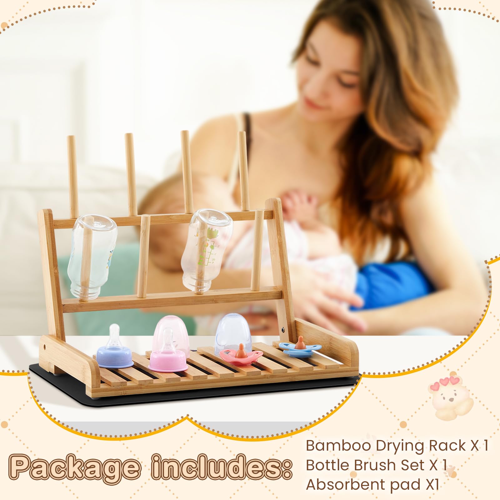 Colingmill drying mat provides a stable, breathable surface for air drying.