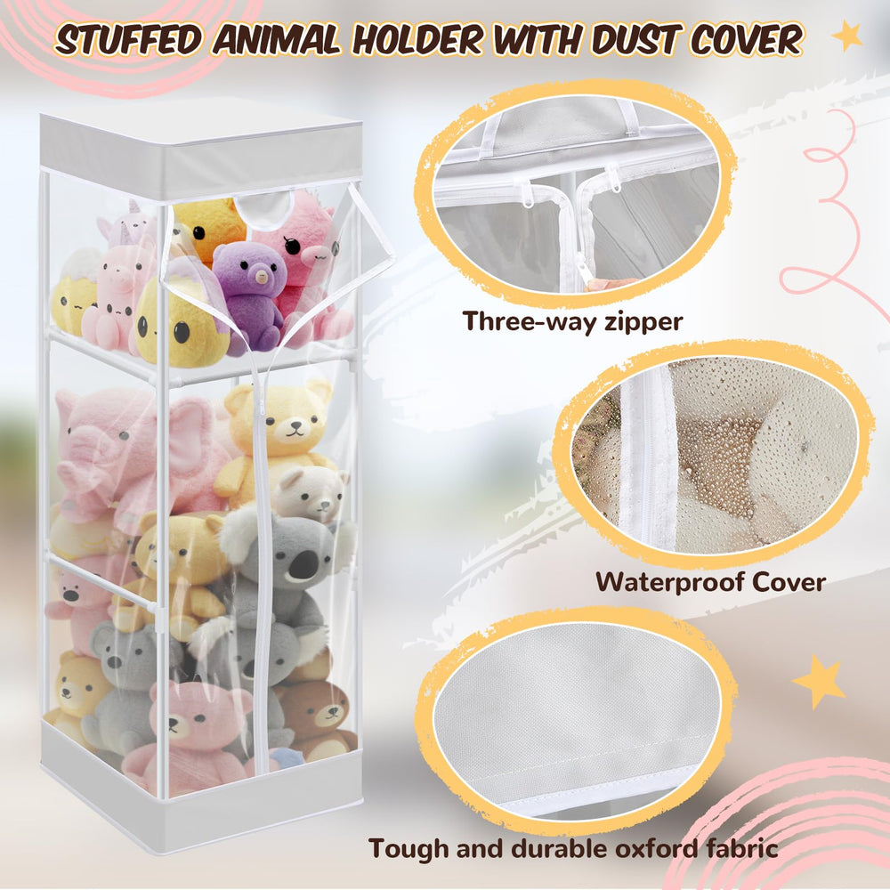Colingmill durable PVC material construction supports a growing toy collection over time.