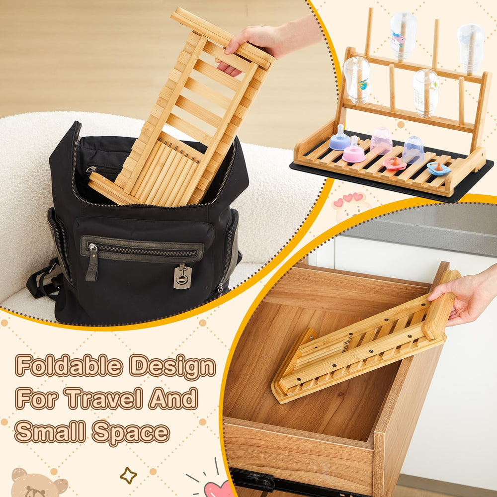 Colingmill foldable design saves cabinet space when stored.