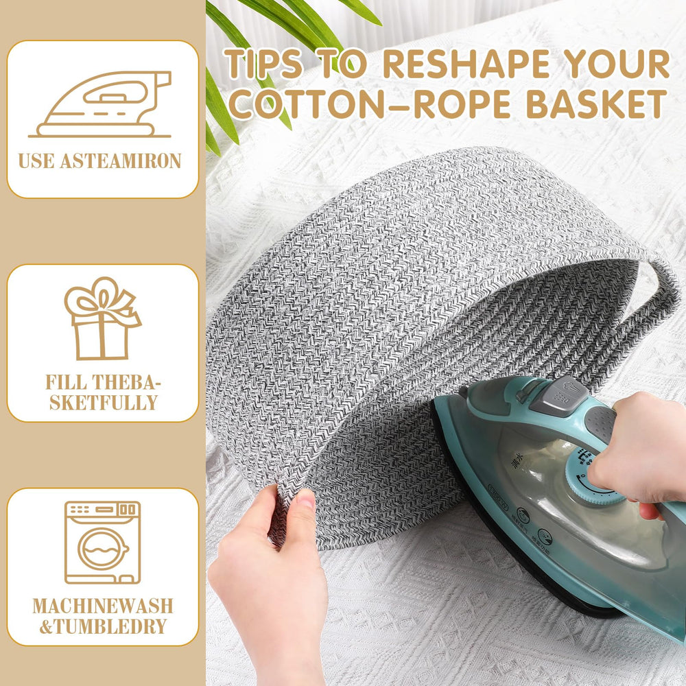 Colingmill folding crease notice helps preserve arrival presentation and reshape basket easily.