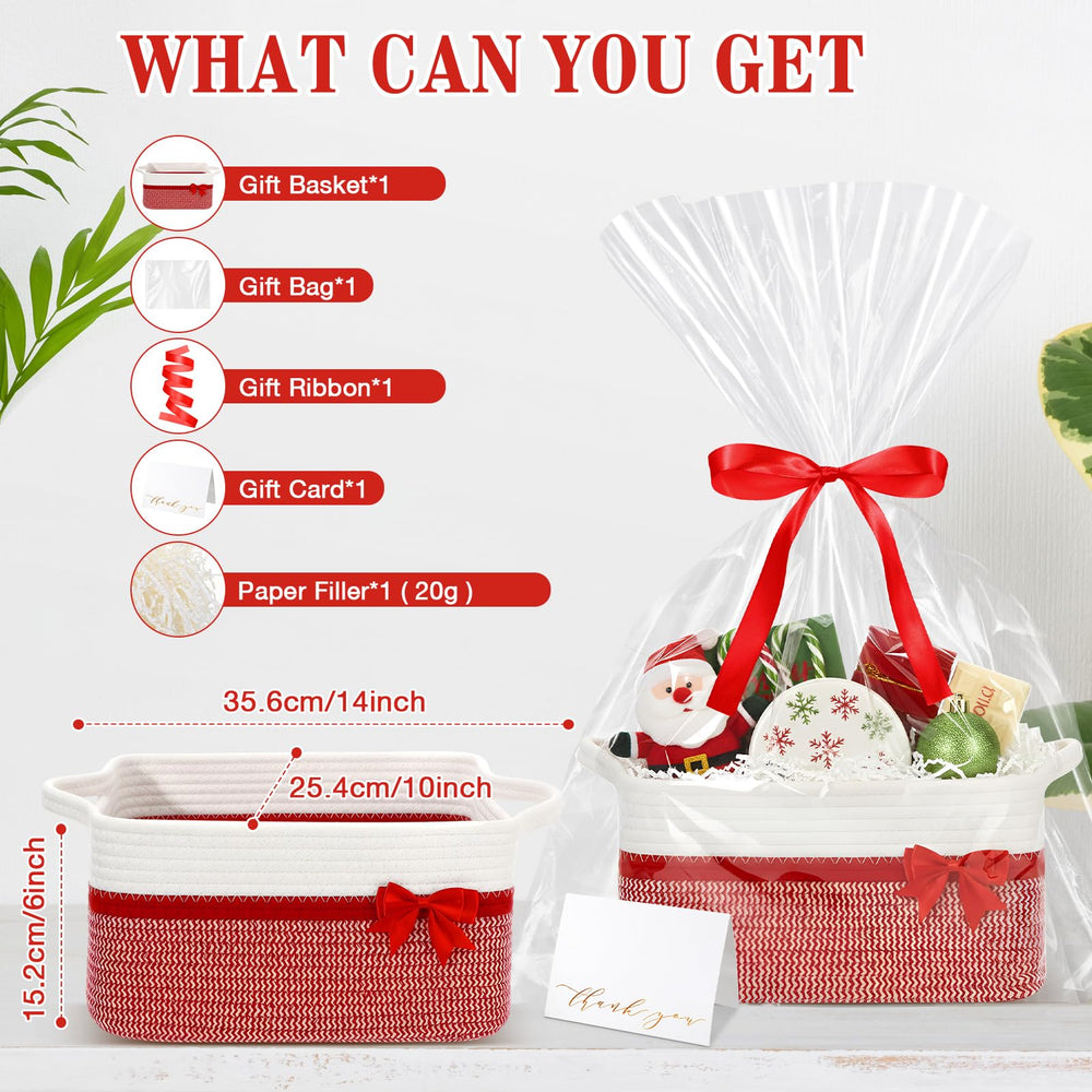 Colingmill large gift bag showcased with the basket ready for gift packaging.