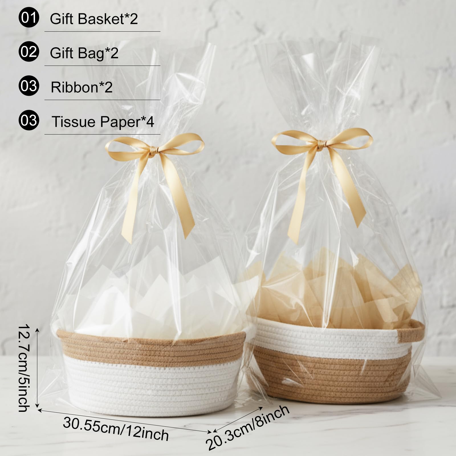 Colingmill white gift bag large ready to pair with ribbons for seamless wrap.