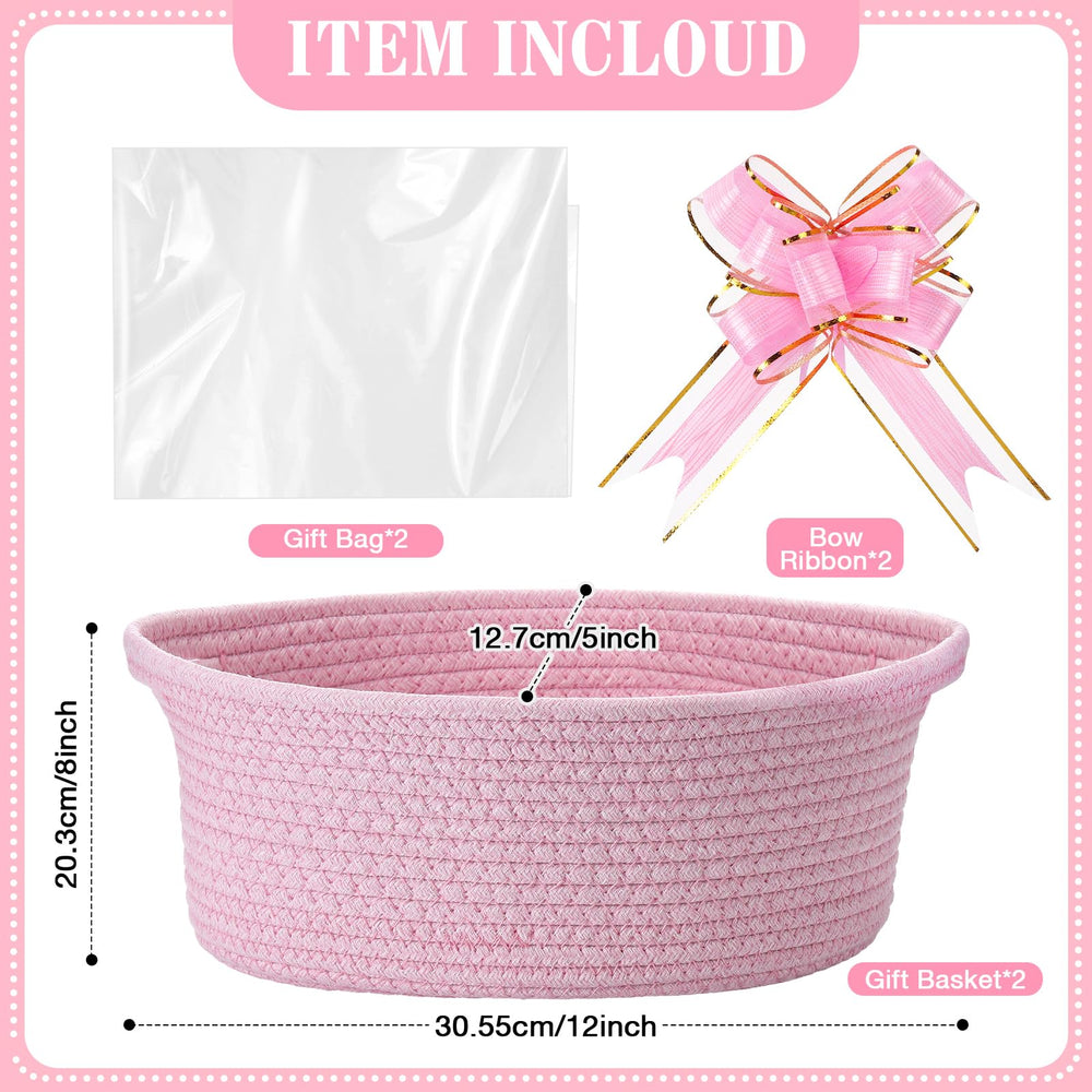 Colingmill gift bags under transparent plastic for easy gift presentation.