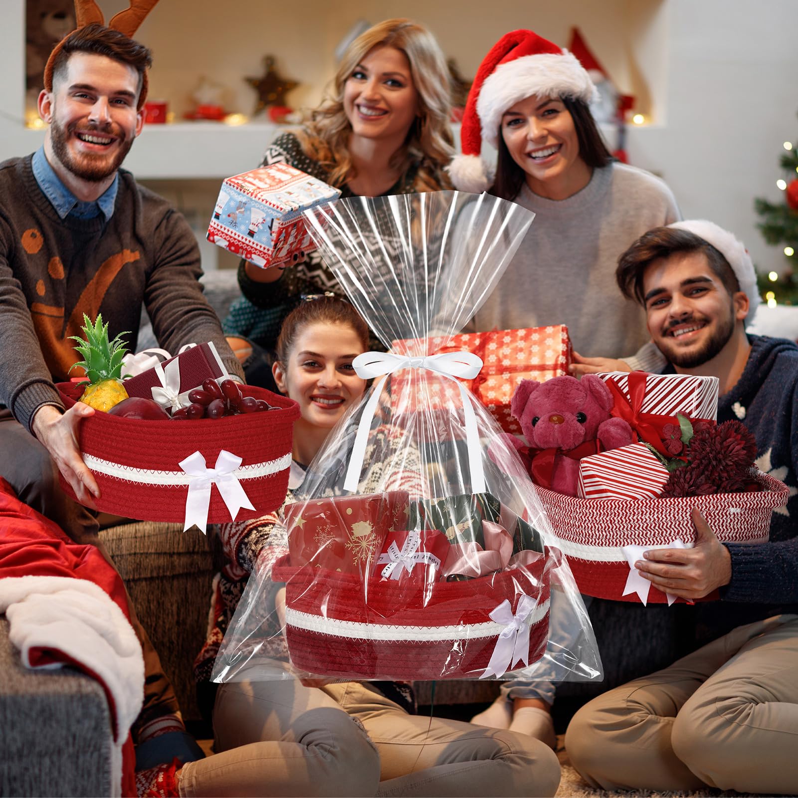 Colingmill gift basket assembly-ready display for quick gifting.