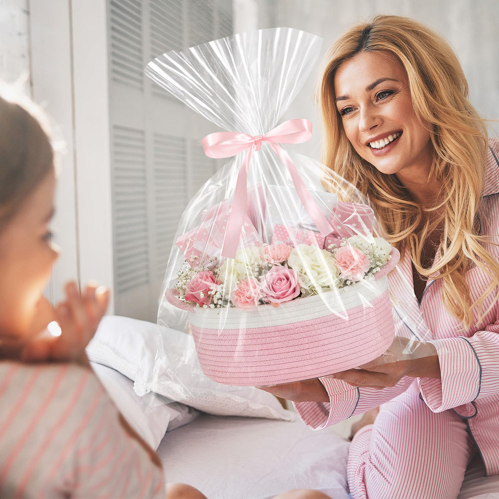 Colingmill gift basket measures 12x8x5 inches for standard gifts.