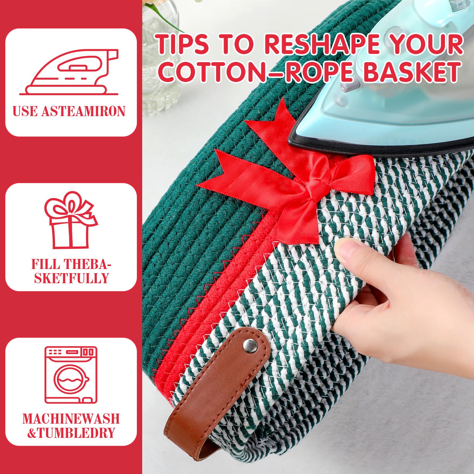 Colingmill multi-occasion storage basket doubles as décor and organizer