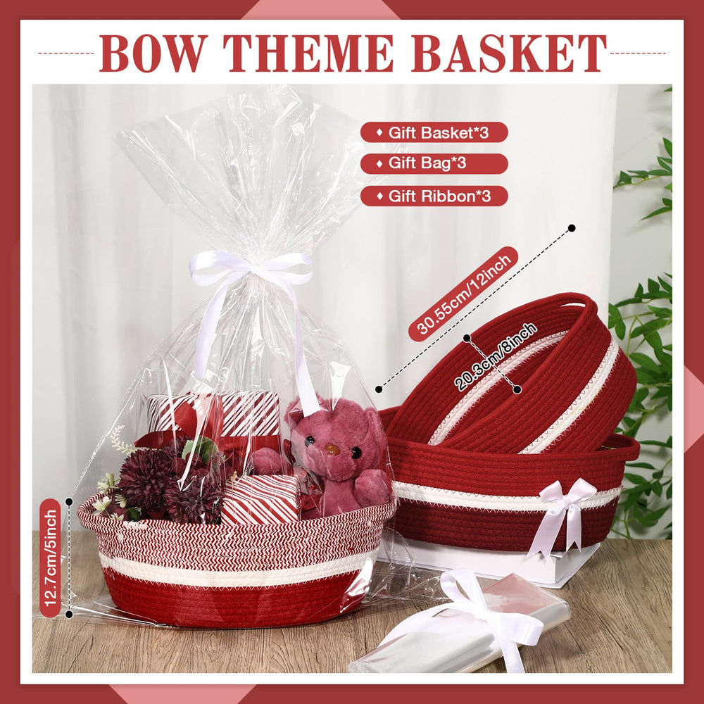Colingmill opp bags 3-pack for ready-to-fill gift baskets.