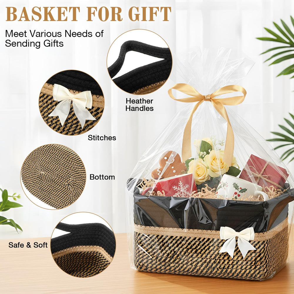 Colingmill ribbon with gold bow adds premium finishing touch to packaging.