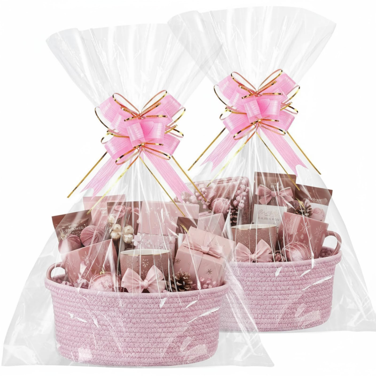 Colingmill woven basket with handles, 12x8x5, durable storage.