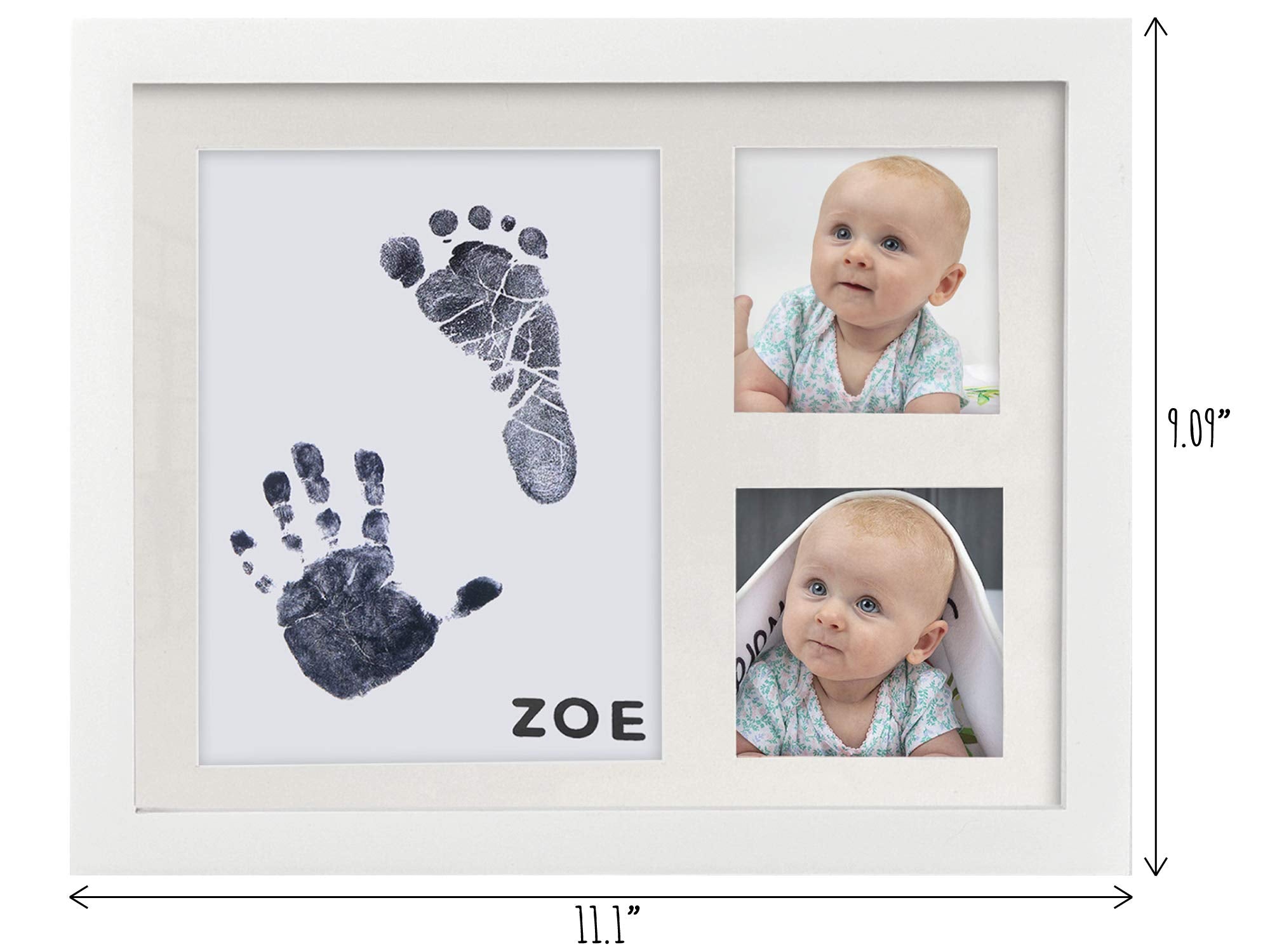 Co Little elegant wood frame—durable display for wall or shelf.