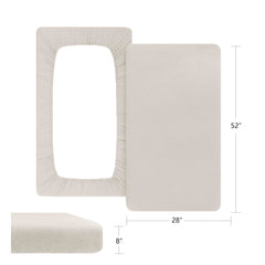 ColoBrethy muslin-texture-closeup highlighting breathable softness for baby's sleep.