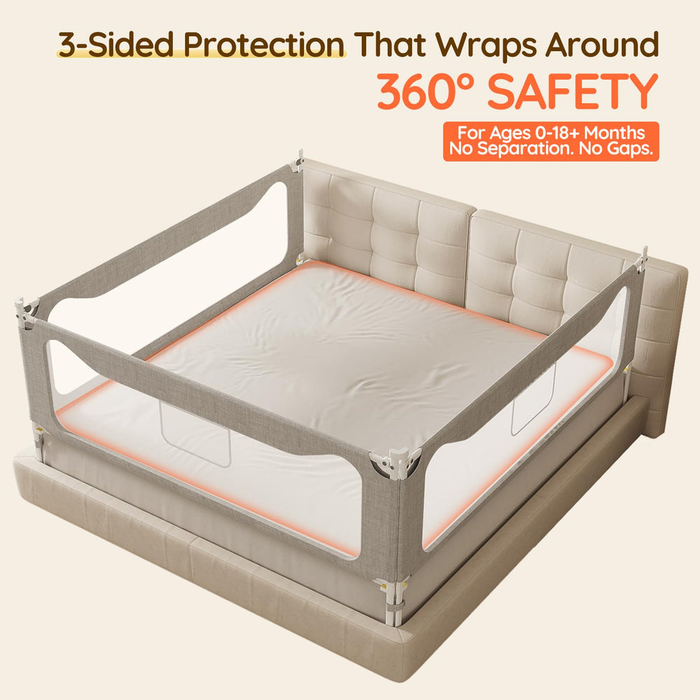 colorfarm queen-size-fit-guide shows compatibility with most queen beds for worry-free setup.