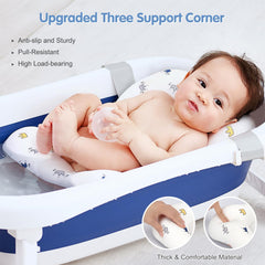 Colorlife baby bath seat crown side view with adjustable strap system
