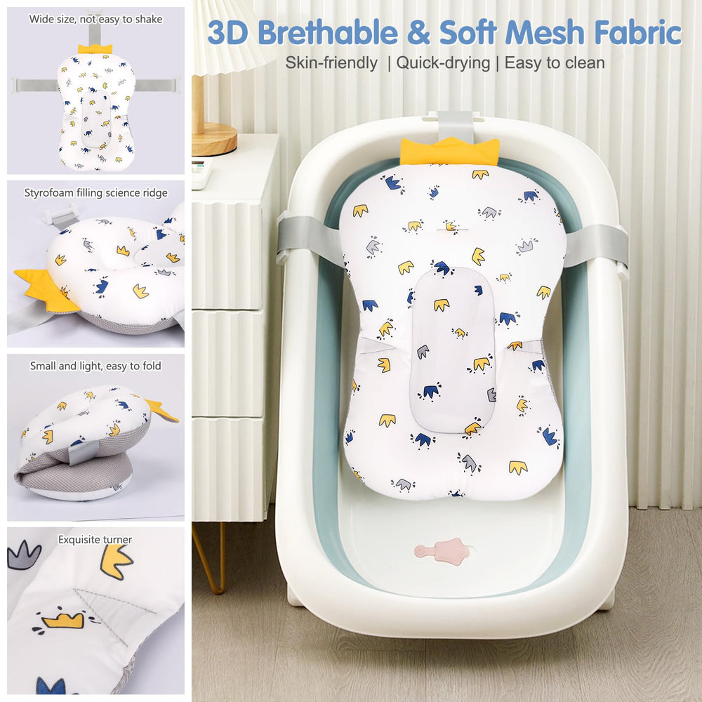 Colorlife bath seat padded pillow close-up for relaxed bathing