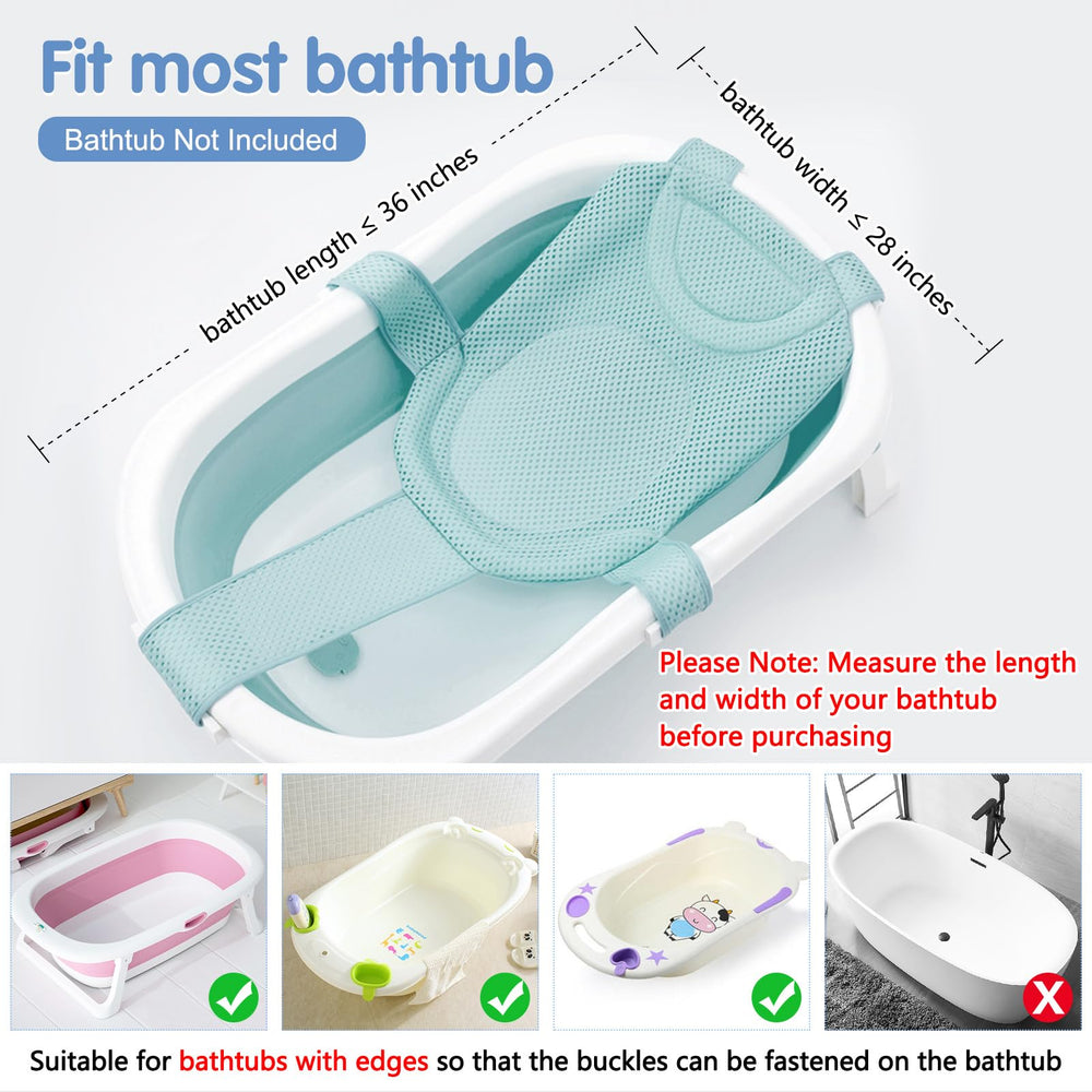 Colorlife adjustable straps ensure snug fit in most tubs