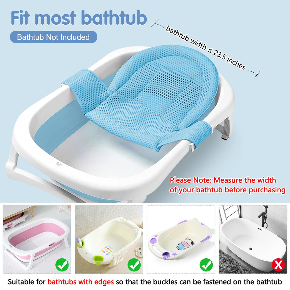 Colorlife bath seat with adjustable straps fit for most tubs