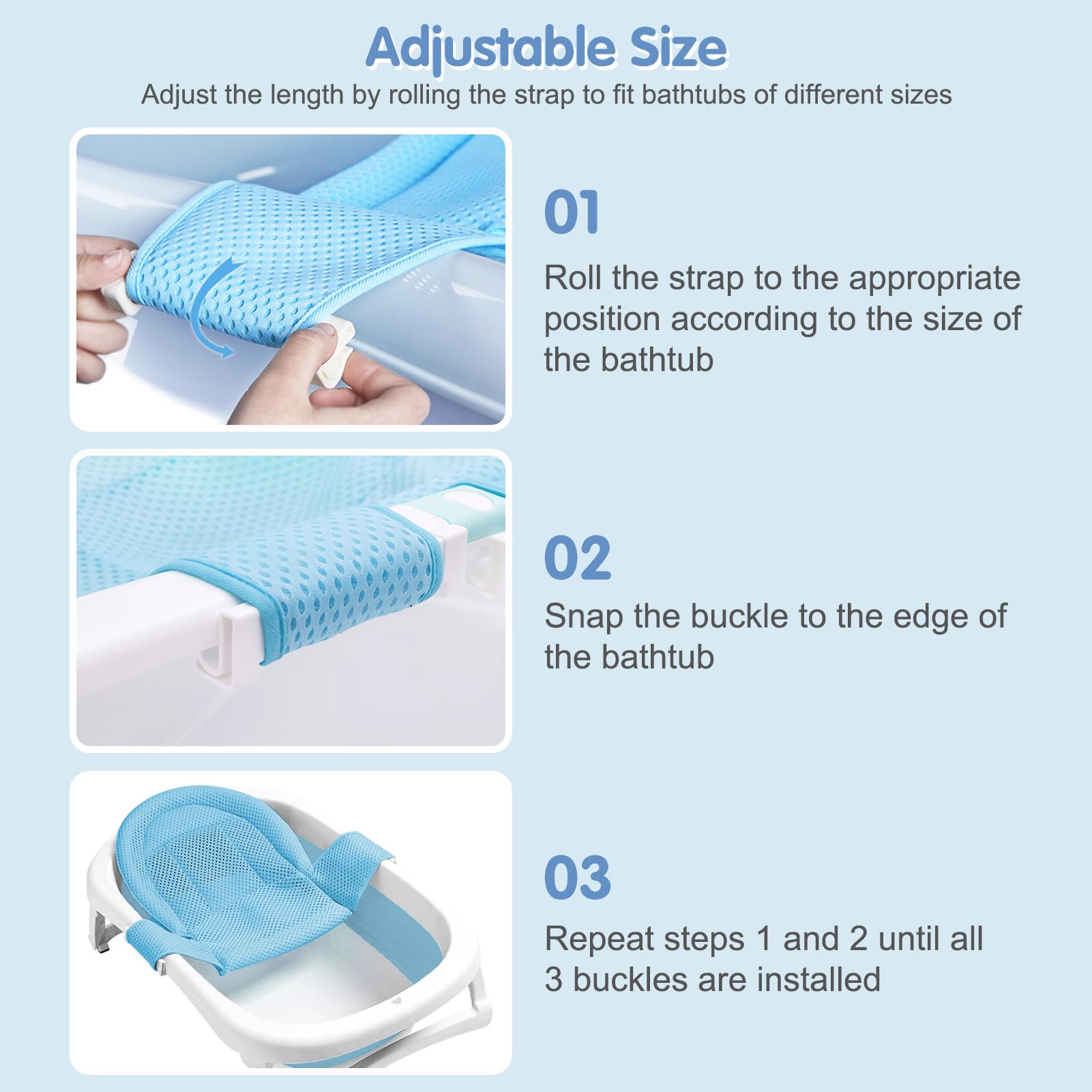 Colorlife blue bath seat presented as a thoughtful gift option