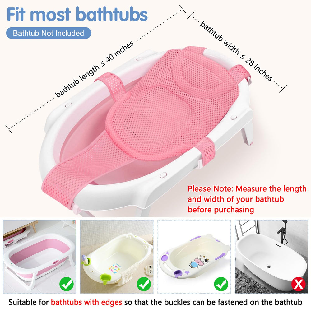 Colorlife Bath Seat Mesh five-point strap demonstrates stable positioning.