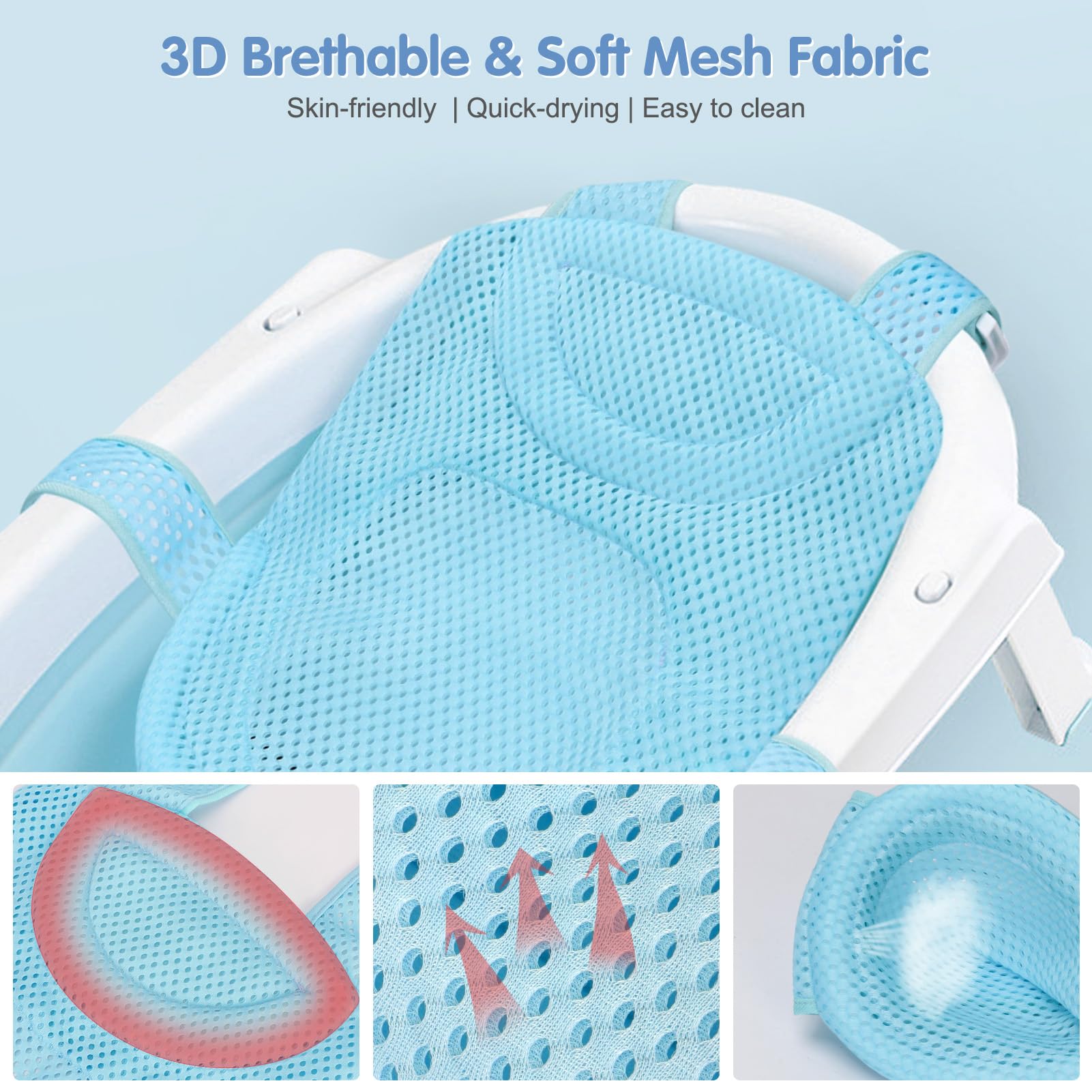 Colorlife anti-slip design keeps baby securely seated.