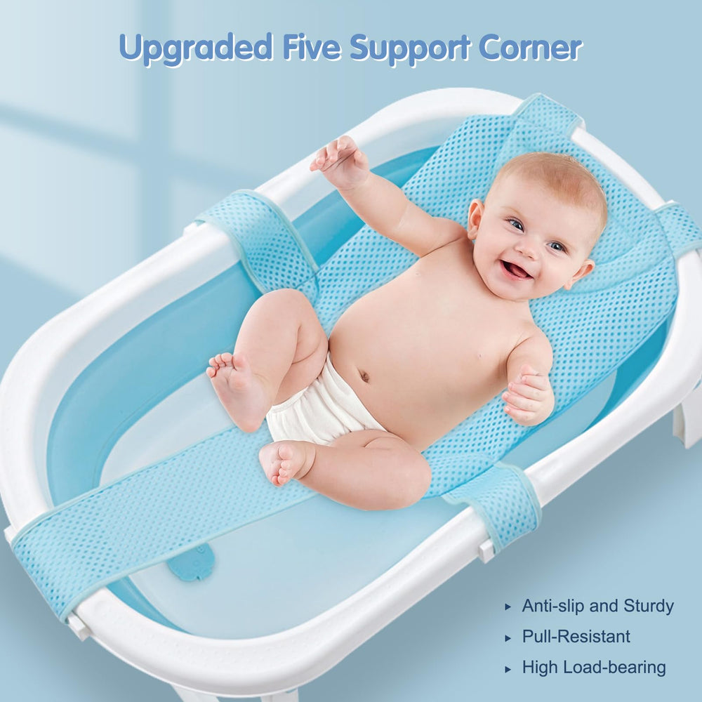 Colorlife bath seat net five-point straps providing stable support.