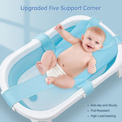 Colorlife bath seat net five-point straps providing stable support.