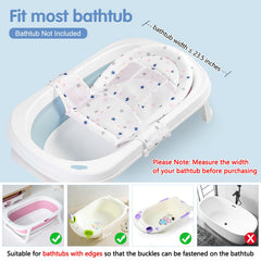 Colorlife bath seat with padded pillow enhances baby comfort