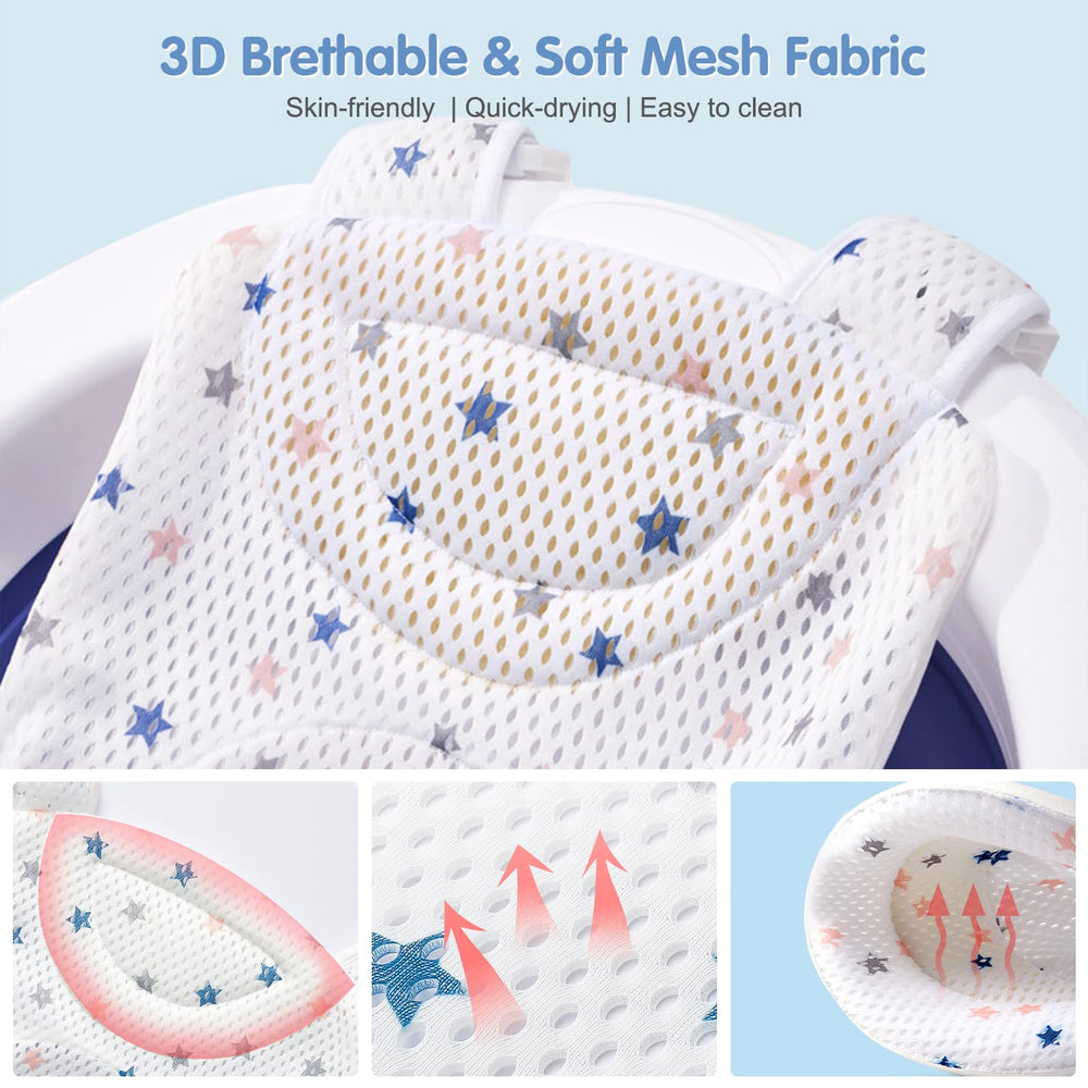 Colorlife bath seat fits most tubs ensuring easy setup.