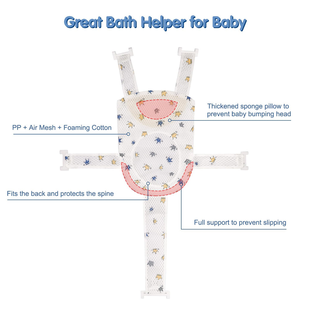 Colorlife Breathable mesh bath mat dries quickly for quick reuse.