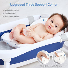 Colorlife padded bath pillow provides soft comfort for longer, calmer bath sessions.