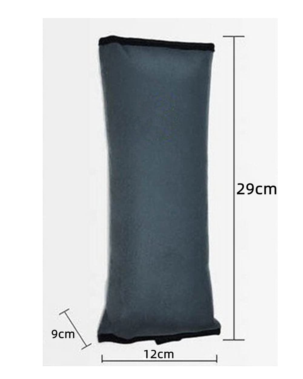 Colorsheng seatbelt pillow closeup shows micro-suede material and plush padding for kids