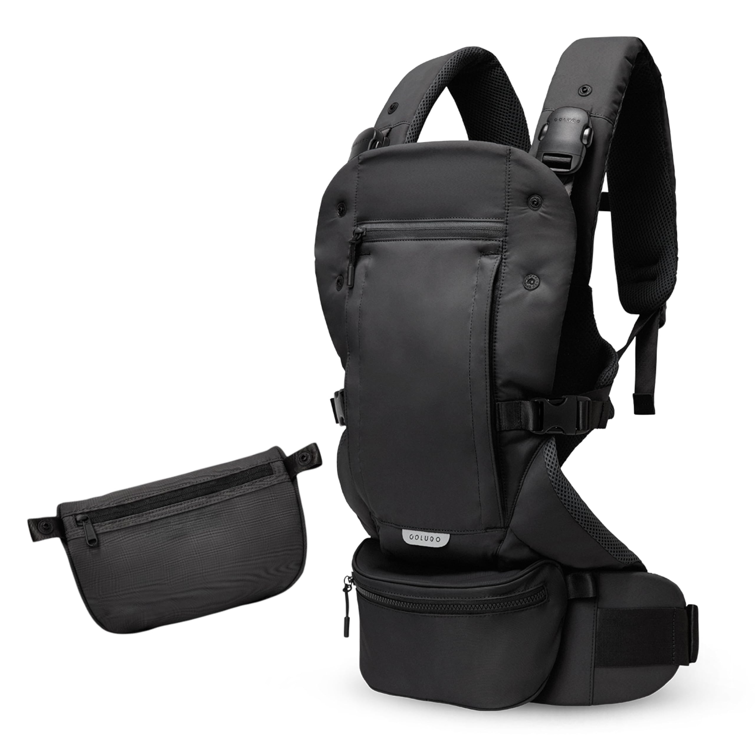 Colugo baby carrier demonstrates three-carrying positions for growing babies and flexible daily use.