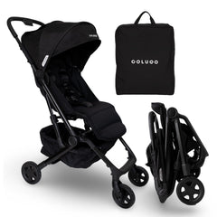 Colugo Compact Stroller one-hand fold enables fast setup for errands.