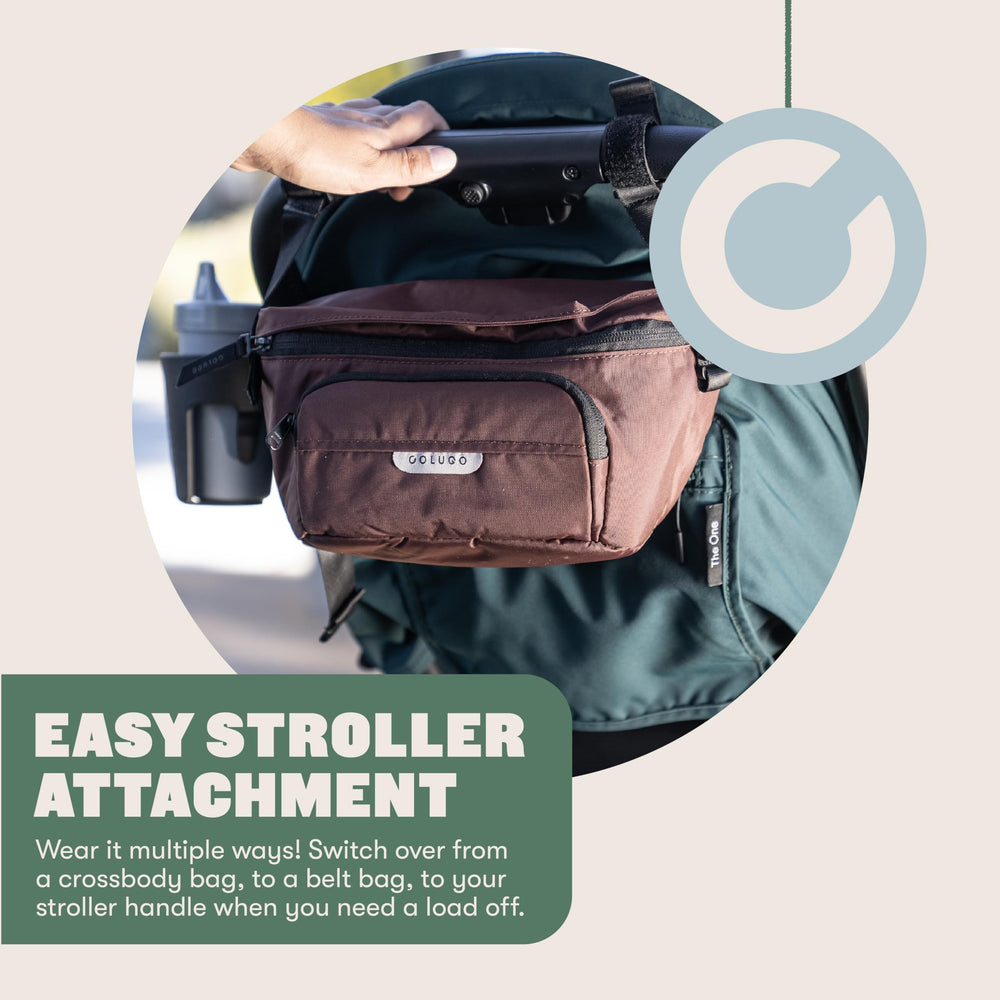 Colugo On-The-Go Stroller Organizer side pocket holds phone or small items