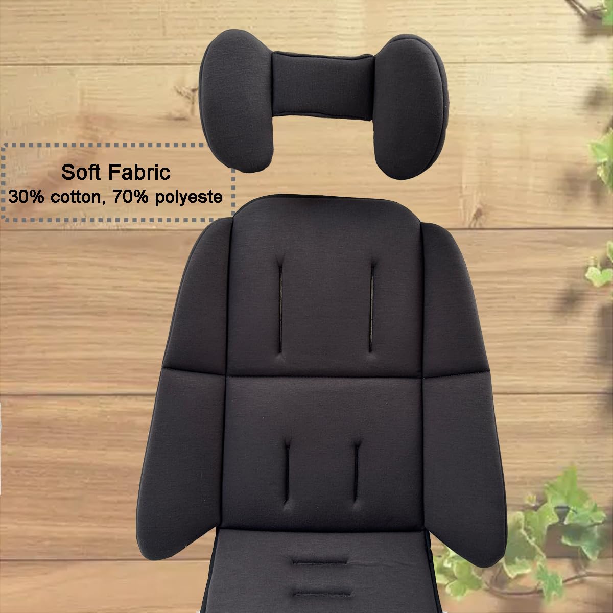 Colukii stroller insert compatible with Uppababy strollers for versatile use