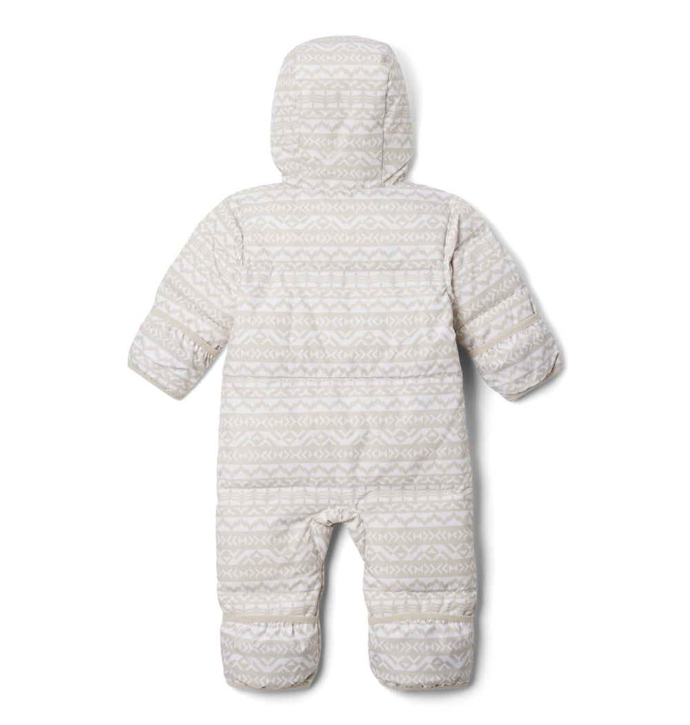 Columbia Baby Snuggly Bunny II bunting folded cuffs closeup highlights secure warmth for tiny hands.