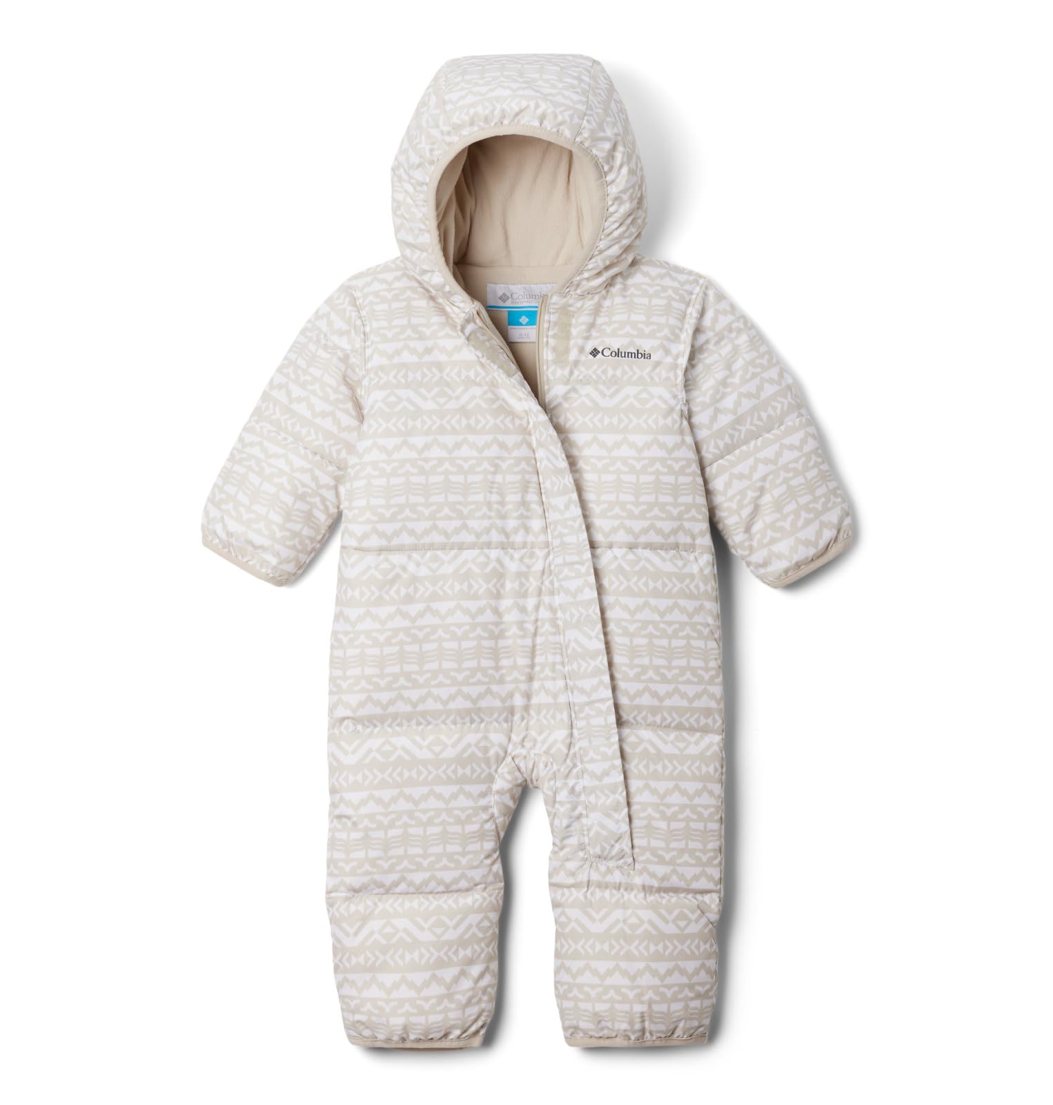 Columbia Baby Snuggly Bunny II bunting front view shows warm, weather-ready protection.