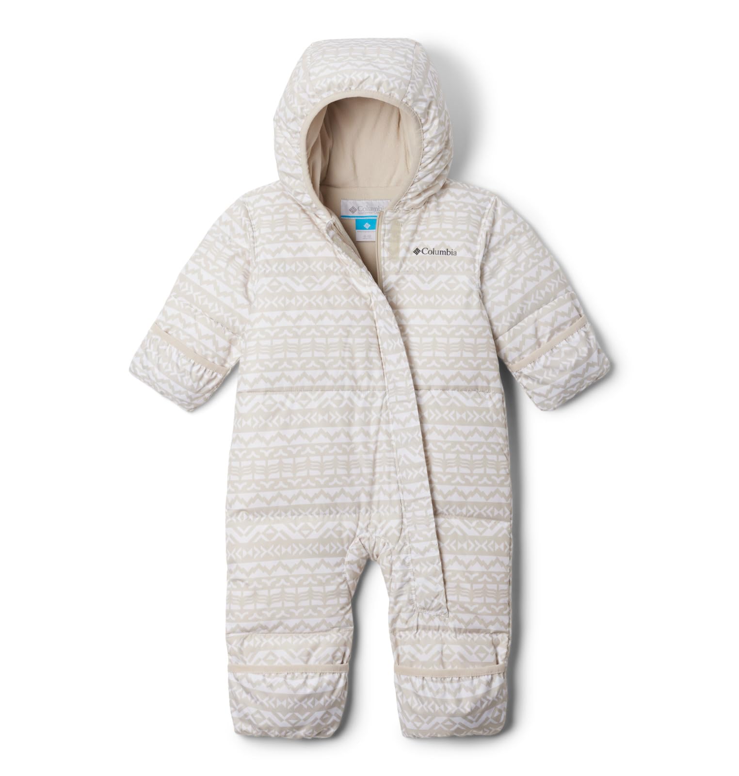 Columbia Baby Snuggly Bunny II bunting interior fleece lining provides extra coziness.
