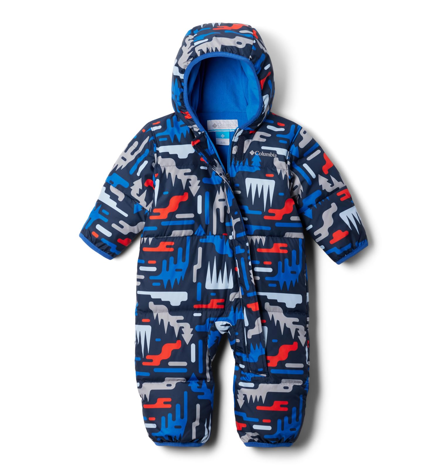 Columbia Baby Snuggly Bunny II bunting front view shows warm outerwear for winter outings