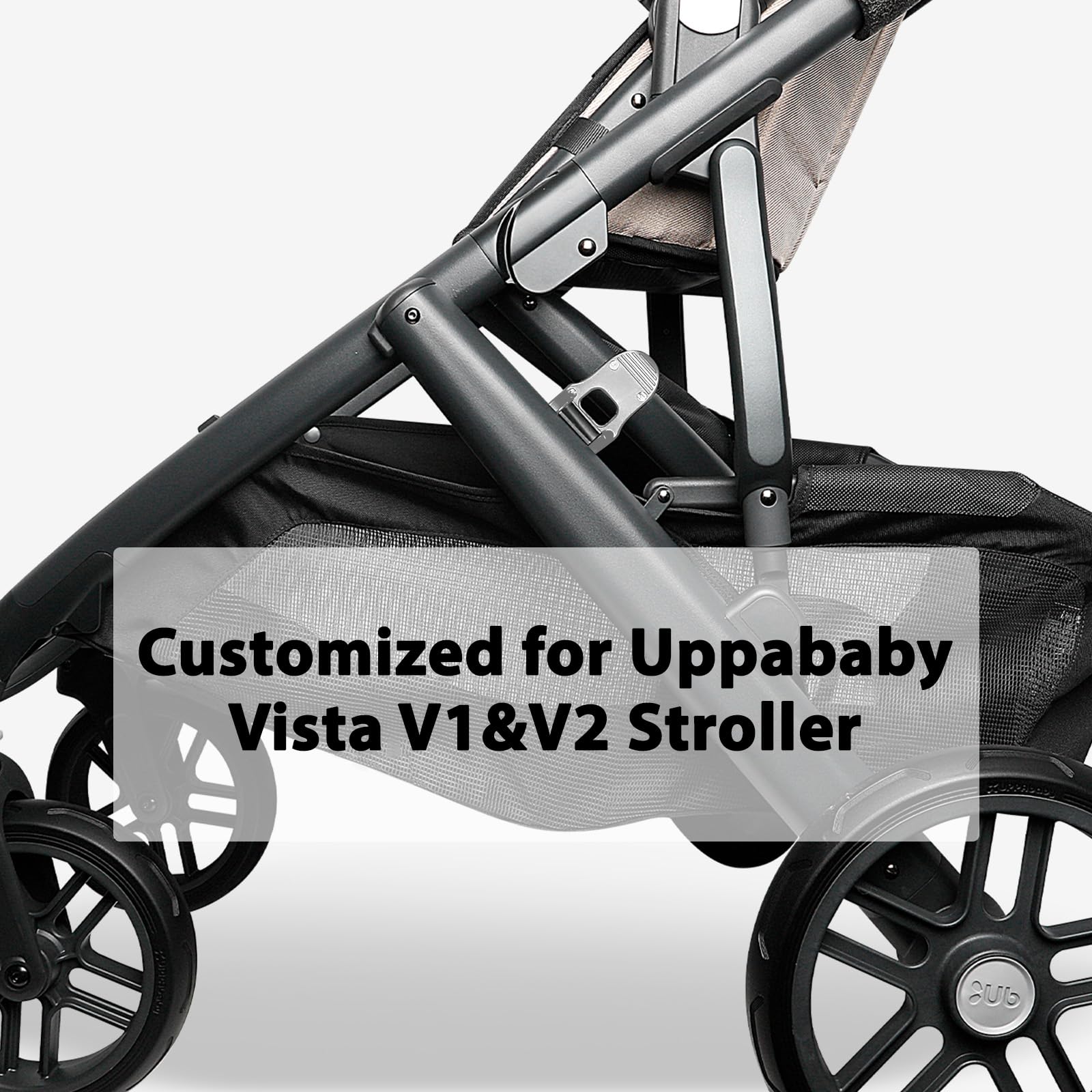 Com MUMU latch installation ease with Uppababy Vista