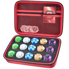 Comecase toy organizer Bakugan front view keeps figures ready for play