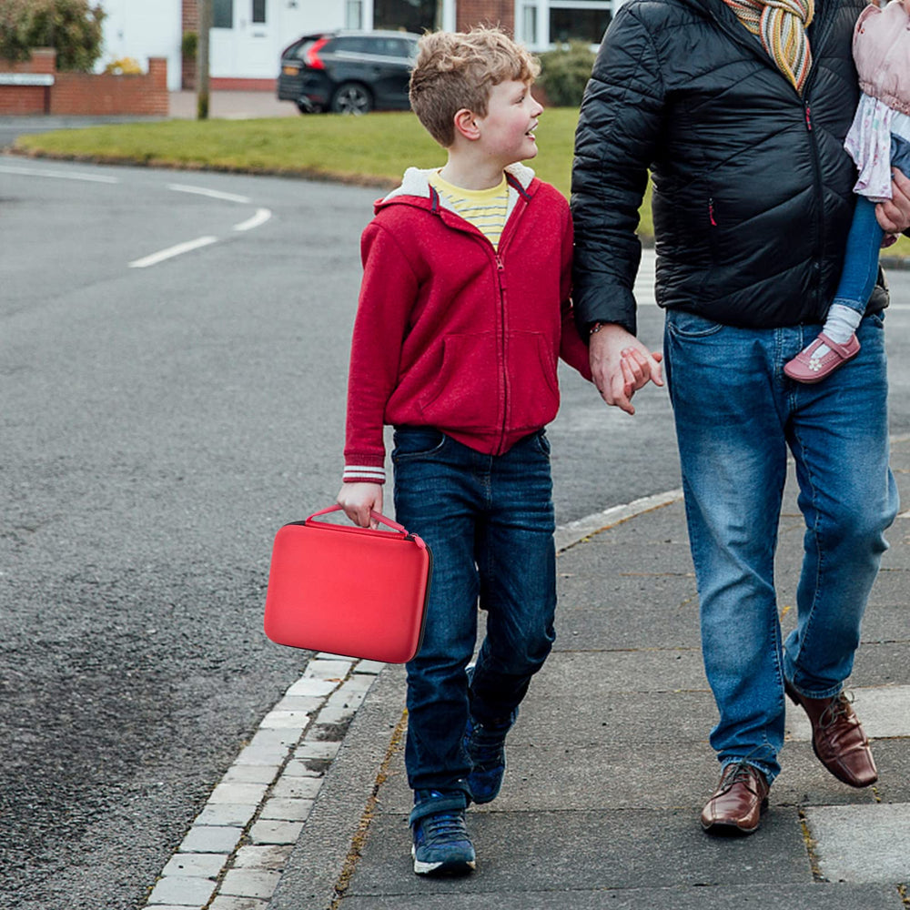Comecase compact case fits small spaces and backpacks