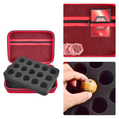 Comecase foam-inside layout highlights protective padding for delicate battle toys