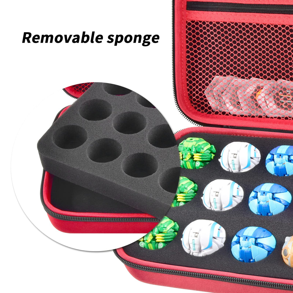 Comecase hard-shell exterior protects Bakugan collection on trips