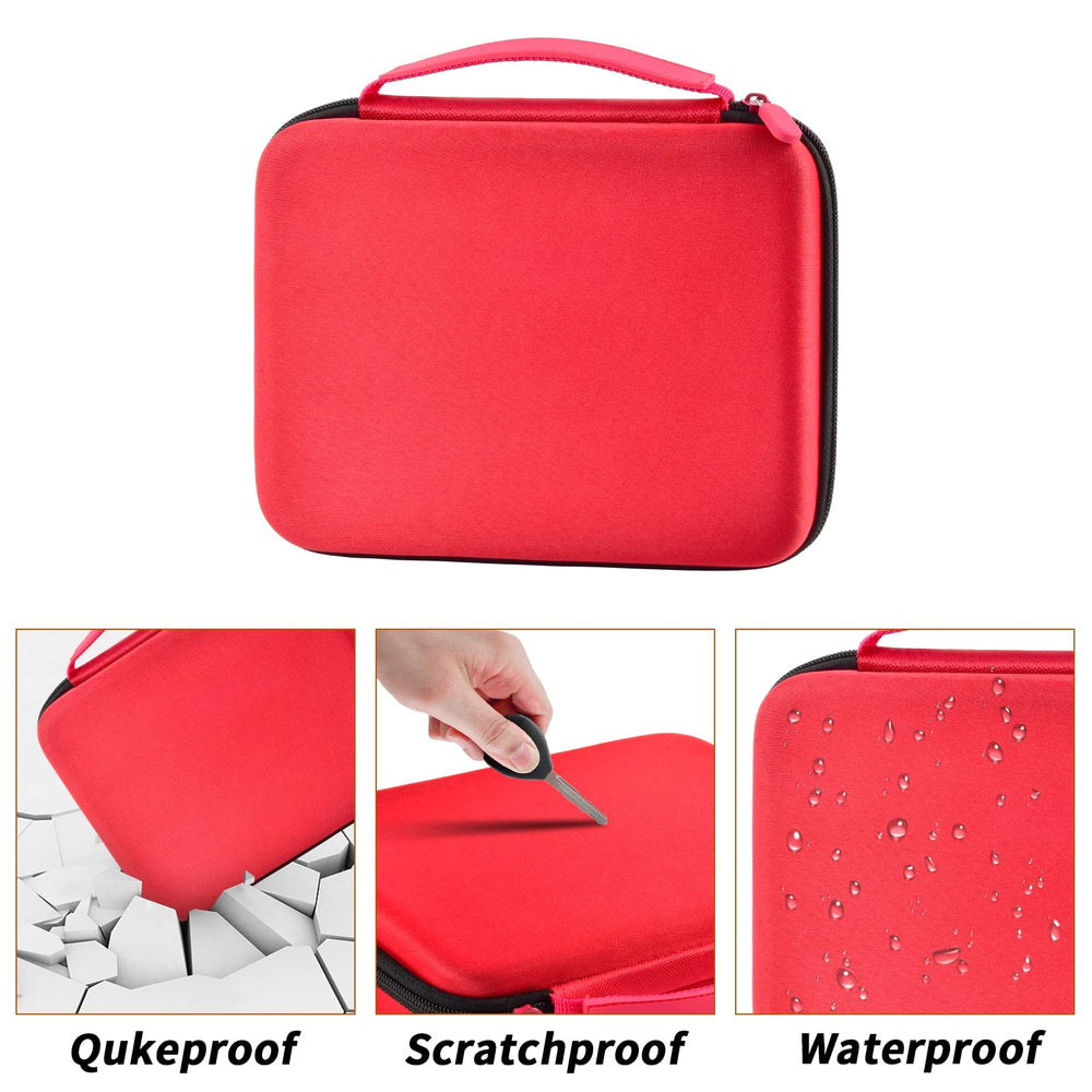 Comecase mesh pocket stores cards and accessories for quick access